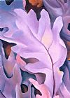 Georgia O'keeffe Purple Leaves