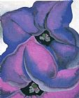Georgia O'keeffe Purple Petunias
