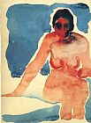Seated Prints - Seated Nude by Georgia O'keeffe