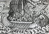Ship Prints - Viking Ship by German School