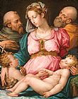 Infant Prints - Holy Family With The Infant Saint John The Baptist And Saint Francis by Giorgio Vasari