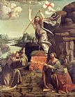 Giovanni Antonio Boltraffio and Marco d'Oggiono The Resurrection of Christ with Ss. Leonard of Noblac And Lucia