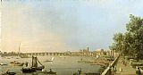 The Terrace St Tropez 1904 Prints - The Thames from the Terrace of Somerset House by Giovanni Antonio Canaletto