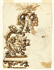 Giovanni Battista Foggini Design for a Gilt Bronze Ornament