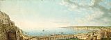 Giovanni Battista Lusieri  A View of The Bay of Naples, Looking Southwest From The Pizzofalcone Toward Capo Di Posilippo