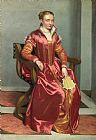 Il Giardino Rosso Prints - Portrait of a Lady, Perhaps Contessa Lucia Albani Avogadro ('la Dama in Rosso') by Giovanni Battista Moroni