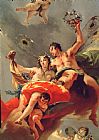 Giovanni Battista Tiepolo Zephyr And Flora painting