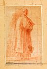 Giovanni Bernardino Rodriguez called Siciliano Standing Cleric Holding a Book