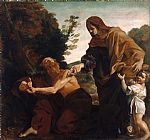 Giovanni Lanfranco  Elijah Receiving Bread From The Widow of Zarephath