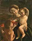Giovanni Lanfranco  Madonna And Child with The Infant Saint John The Baptist