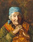 Girolamo Nerli An Old Woman (study)