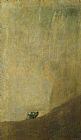 Goya The Dog painting