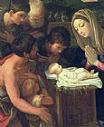 Guido Reni The Adoration Of The Shepherds painting