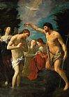 Guido Reni The Baptism of Christ painting