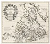 Guillaume Delisle Map of Canada or New France