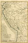 Guillaume Raynal Antique Map of Peru painting