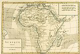 Guillaume Raynal Map of Africa painting