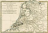 Guillaume Raynal Map of Holland Including the Seven United Provinces of the Low Countries painting