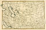 Guillaume Raynal Map of Persia painting