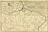 Guillaume Raynal Old Map of Northern Brazil painting