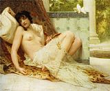 Seignac Prints - L'odalisque Aux Colombes by Guillaume Seignac
