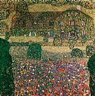 Gustav Klimt Country House by the Attersee