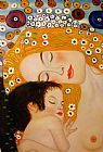 Gustav Klimt Three Ages of Woman Mother And Child (detail Ii)