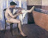 Gustave Caillebotte Man Drying His Leg