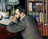 Gustave Caillebotte Portrait of Henri Cordier painting