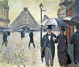 Gustave Caillebotte Sketch for Paris a Rainy Day