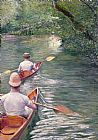 Gustave Caillebotte The Canoes
