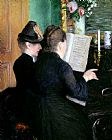 Gustave Caillebotte The Piano Lesson painting