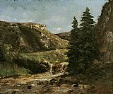 Gustave Courbet Landscape near Ornans
