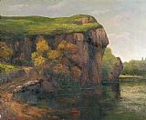 Gustave Courbet Rocky Cliffs