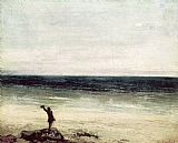 Gustave Courbet The Artist on the Seashore at Palavas