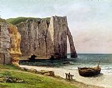 Gustave Courbet The Cliffs at Etretat