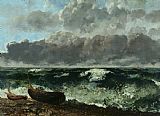 Gustave Courbet The Stormy Sea