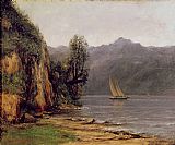 Gustave Courbet Vue du Lac Leman