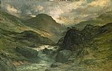 Gustave Dore A Canyon painting