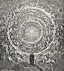 Gustave Dore Circle Of Angels Dante's Paradise Illustration painting