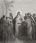 Gustave Dore Jesus And His Disciples In The Corn Field painting