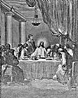 The Last Supper Prints - Last Supper Biblical Illustration by Gustave Dore