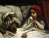 Gustave Dore Little Red Riding Hood painting