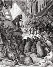 Gustave Dore The Council Held By The Rats painting