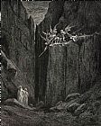 Gustave Dore The Inferno, Canto 23, Lines 5254 Scarcely Had His Feet Reach’d to The Lowest of The Bed Beneath, When Over Us The Steep They Reach’d painting