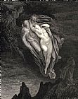 Gustave Dore The Inferno, Canto 5, Lines 7274 “bard! Willingly I Would Address Those Two Together Coming, Which Seem So Light Before The Wind.” painting