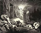 Gustave Dore The Inferno, Canto 9, Lines 8789 to The Gate He Came, And with His Wand Touch’d It, Whereat Open Without Impediment It Flew. painting