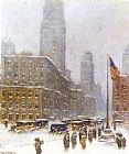 Guy Carleton Wiggins Empire State Building, Winter