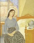 The Chinese Room in The Royal Palace, Berlin Paintings - The Artist in her Room in Paris by Gwen John