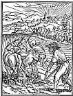 Hans Holbein Dance Of Death Engraving Illustration